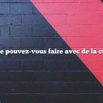 Question : Que pouvez-vous faire avec de la cire d’abeille ?